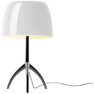 Tischleuchte Foscarini, dimmbar, Weiß, für Wohnzimmer, Aluminium - 45