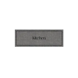Küchenläufer Cook&Wash grau B/L: ca. 50x150 cm - grau