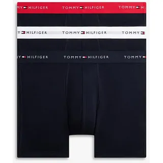Tommy Hilfiger 3P BOXER BRIEF WB rot/weiß/khaki M 3er Pack