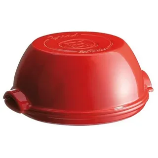 Emile Henry Brotbackform, Rot, Keramik, 30x14x33 cm, Backen, Backformen, Kastenformen