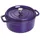 24 cm rund dunkelblau