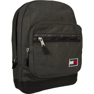 Tommy Hilfiger TJM Casual Utility Backpack Melange Schwarz