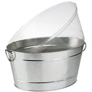 APS Getränkewanne/Getränkekühler/Flaschenkühler -TIN-50 x 32 cm, H: 23 cm