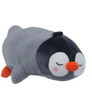 UNUS HOME Seitenschläferkissen Pinguin Kissen, 1-tlg., 50 cm Grau, Lagerungskissen Stillkissen Kissen für Kinder Dekoration extrem weich grau 50 cm