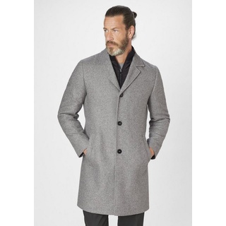 S4 Jackets Wollmantel EDISON Hochwertiger Mantel Made in Europe grau 54