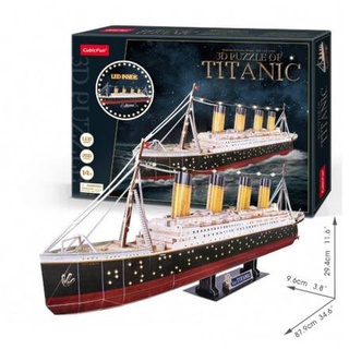 Cubic Fun - 3D Puzzle Titanic mit LED Beleuchtung
