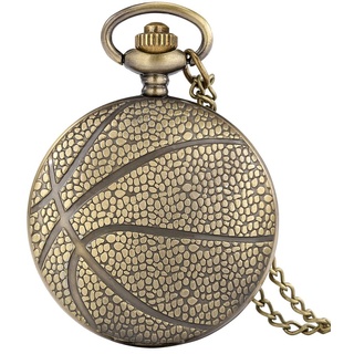 Classic Ball Series Patterns Full Hunter Bronze Quarz Halskettenuhr Arabische Ziffern Zifferblatt Pendeluhr für