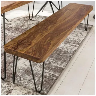 Lomadox Sitzbank, Holz-Bank Küchenbank im Landhaus-Stil 120/45/40cm