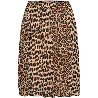Kaffe Rock KAamber Midirock Animalprint Braun 42
