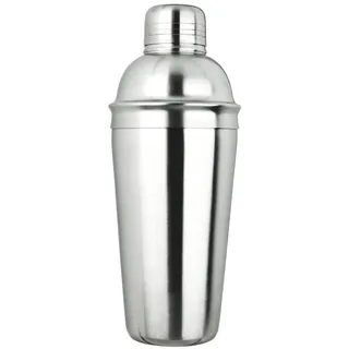 Cocktail Shaker, Edelstahl, dreiteilig, matt - 700ml"