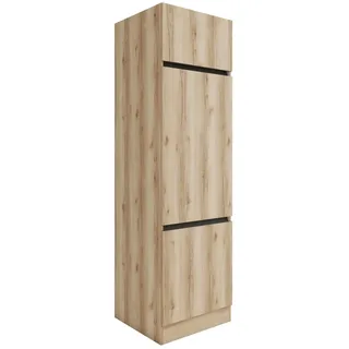 Optifit Küchen-Hochschrank 60 x 206,8 x 57,1 cm Kaya290 Wildeiche Nachbildung