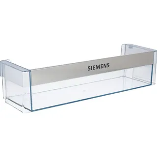NEU Kühlschrank Flaschenfach Absteller 100mm hoch Bosch Siemens 704703 - Silber/Schwarz