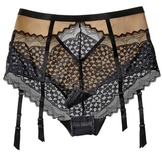 PETITE FLEUR GOLD High-Waist-Slip Damen schwarz Gr.48/50