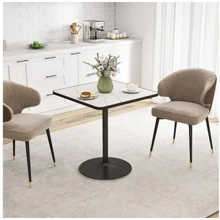 Homcom Küchentisch 70 x 76 x 70 cm weiß