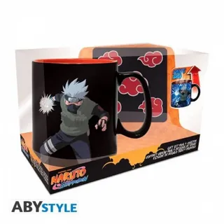 ABYstyle Tasse NARUTO SHIPPUDEN - Gift set Tasse Heat Change 460ml + Coaster