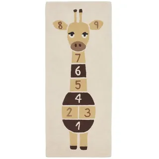 OYOY Kinderteppich Hopscotch Giraffe 75 cm,