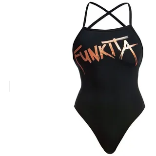 Funkita Badeanzug Bronzed Schwarz 38