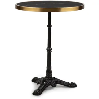 Blumfeldt Patras Bistro-Tisch Ø 57,5 x 72 cm Schwarz