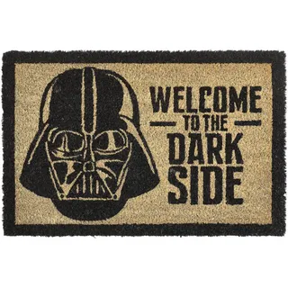 Star Wars FUßMATTE Star Wars, Braun, Schwarz, Textil, rechteckig, 40x0.15x60 cm, schmutzabweisend, für alle Fußböden geeignet, Teppiche & Böden, Fuß & Stufenmatten, Fußmatten und Schmutzfangmatten