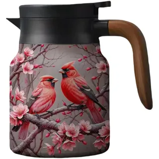 Thermoskanne mit teesieb, Thermo-Teekanne mit Teesieb, Thermoskanne mit Teesieb und Deckel, Tee-Ei
