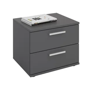 CARO-Möbel Nachtschrank Maxima 45 x 37 x 38 cm Grau