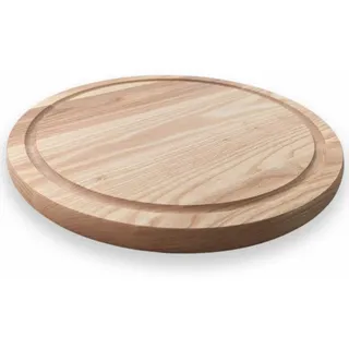 Generisch Pizzateller aus Eiche und Esche ⌀30/40cm, Schneidbrett aus Holz,Pizzabrett, Holzteller für Pizza,cm, Servierbrett für Pizza,rundes Pizzabrett (30cm)