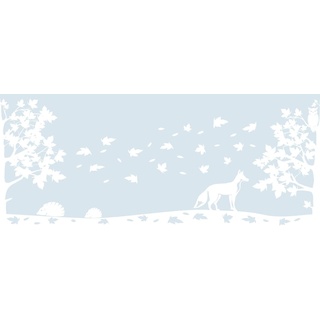 d-c-fix Fensterbilder Woodland - statisch selbsthaftend & wiederverwendbar - Weihnachten Fensterdeko innen Weihnachtsdeko Fenster-Sticker Fensterfolie Winter-Deko Winterlandschaft 20 x 150 cm