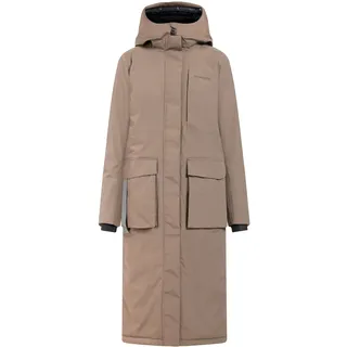 Didriksons Damen Wintermantel Leya Parka Long 3 mocha brown braun - 42 - XL