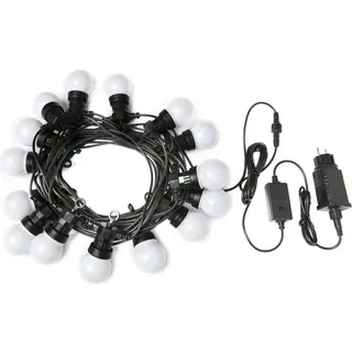 Lite bulb moments 12mSmart Outdoor Light Chain -15 x Globe 5cm