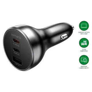 4smarts Kfz Ladegerät VoltRoad Ultimate 160W Schwarz