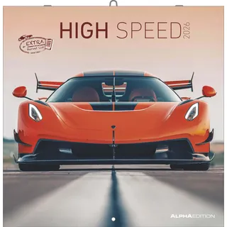 ALPHA EDITION GmbH & Co. KG High Speed Kalender 2026 Silber