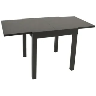DEGAMO Livorno Gartentisch 70/140 x 70 x 75 cm Dunkelgrau