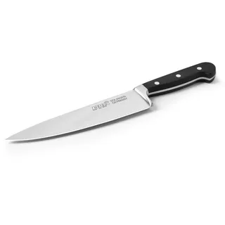 HEISO Kochmesser - handgeschmiedet in Solingen - rostfreie 21cm Klinge - Chefmesser mit extremer Schärfe - mit kostenlosem Nachschleifservice