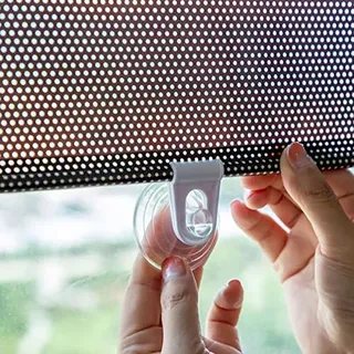 Dachfenster Rollo ohne Bohren,Blickdichtes Faltrollo,Fenster Sonnenschutz Verdunkelungsrollo,Thermo Rollos,Temporäre Jalousien,Abnehmbar Reisevorhang,für Beliebige Fenster (50x125cm/19.7x49.2in)