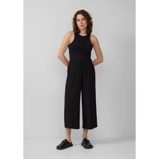 QS Culotte aus Viskose Schwarz 32