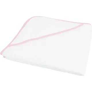 Kariban Kinder Baby Badehandtuch Baby-Badetuch K124 white/pink one size