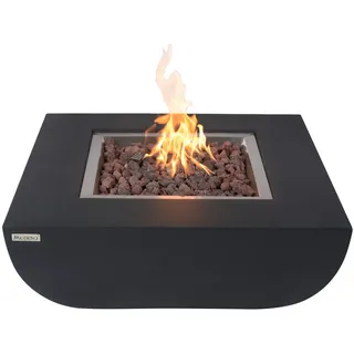 ELEMENTI Feuertisch Ø 86 cm Schwarz