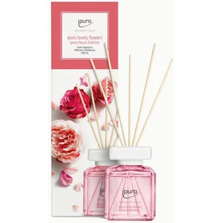 ipuro - erfrischender ipuro lovely flowers Raumduft - dezenter Raumerfrischer mit frischen & blumigen Noten - stilvoller Lufterfrischer in der Wohnung für ein puristisches Dufterlebnis 200 ml