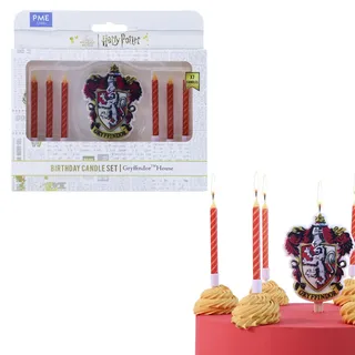 PME Harry Potter Geburtstag Kerzen 7er-set, Gryffindor
