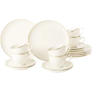 SELTMANN WEIDEN Savona Kaffeeservice 18-tlg. Goldlinie