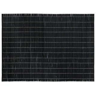 ASA SELECTION Platzset Tischset Bambus schwarz 46 x 33 cm, Tischwäsche schwarz