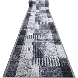 RugsX Essenza Teppichläufer 100 x 200 cm Grau