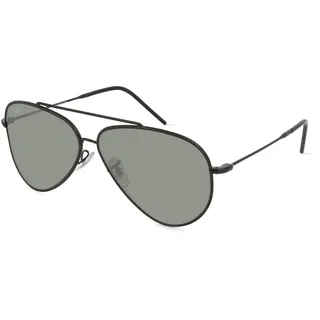 Ray-Ban RBR0101S AVIATOR REVERSE Unisex-Sonnenbrille Vollrand Pilot Metall-Gestell, schwarz