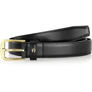 AIGNER Businessgürtel aus Rindsleder (85 cm, 0002 Black)