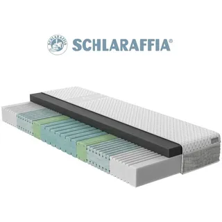 Gelschaummatratze NEUHEIT, PREMIUM Schlaraffia Sensipur F400, 90x200, 140x200 cm & mehr, Schlaraffia, 23 cm hoch, (1-tlg), Matratze in 2 Härten, ergonomisch, langlebige Qualität weiß 90 cm x 200 cm x 23 cm
