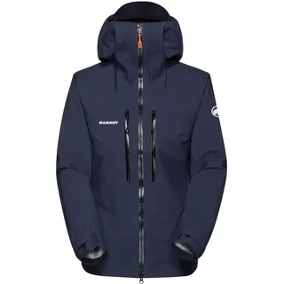 Mammut Taiss HS Hooded Jacket Women | Winterjacke für Damen, Hardshell Skijacke, Outdoor Jacke für Winter, Wanderjacke mit Kapuze, Wasserdicht, Winddicht & Atmungsaktiv | Marine-Black, L