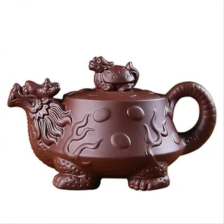Traditionelle Chinesische Teekanne Aus Rotem Ton, Pu-erh-teeservice, Yixing-kaffeekessel, Ton-teeservice, Braune Teetasse