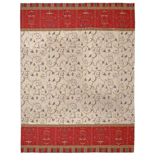 BASSETTI OPLONTIS Bettüberwurf 180 x 255 cm Rot