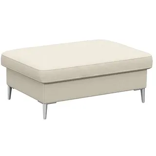 FLEXLUX Pouf Fiore, Kaltschaum, Füße Alu weiß