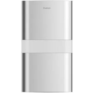 Theben Außenwandleuchte Aluminium 22,4 cm mit Bewegungsmelder grau